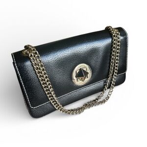 NWOT Kate Spade Silver-Chain Black Shoulder Bag – NWOT
